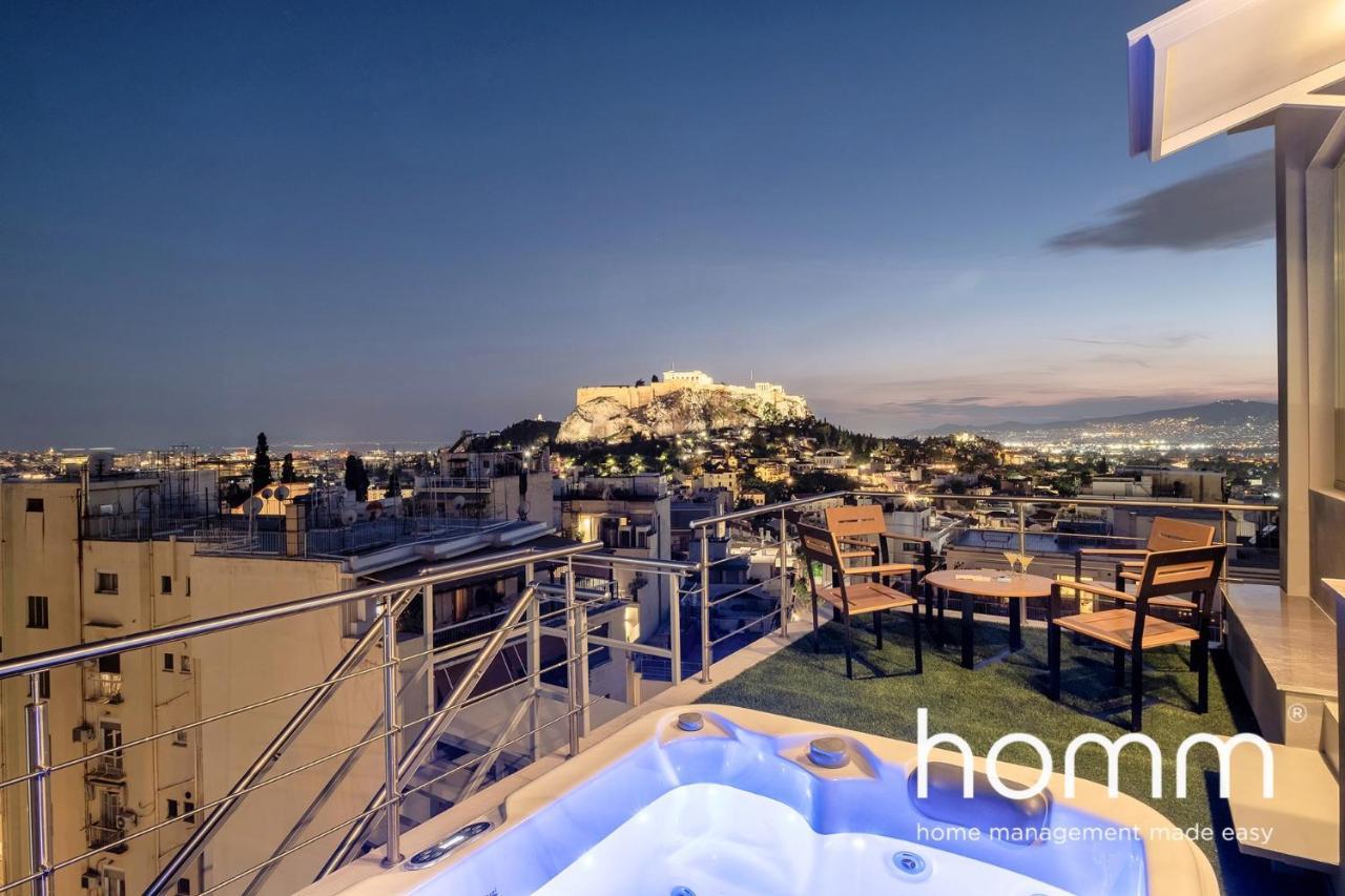 Ll Extraordinary Homm Suites Acropolis & Lycabettus Views With Jacuzzi Athens Exterior photo