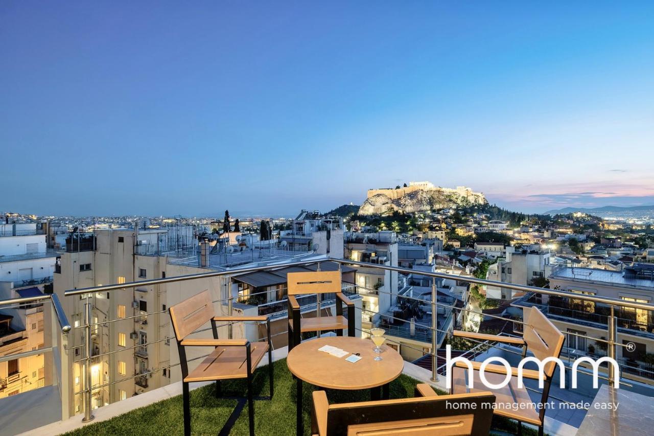Ll Extraordinary Homm Suites Acropolis & Lycabettus Views With Jacuzzi Athens Exterior photo
