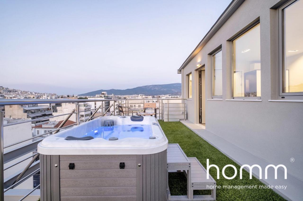 Ll Extraordinary Homm Suites Acropolis & Lycabettus Views With Jacuzzi Athens Exterior photo