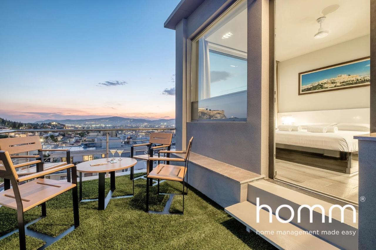Ll Extraordinary Homm Suites Acropolis & Lycabettus Views With Jacuzzi Athens Exterior photo