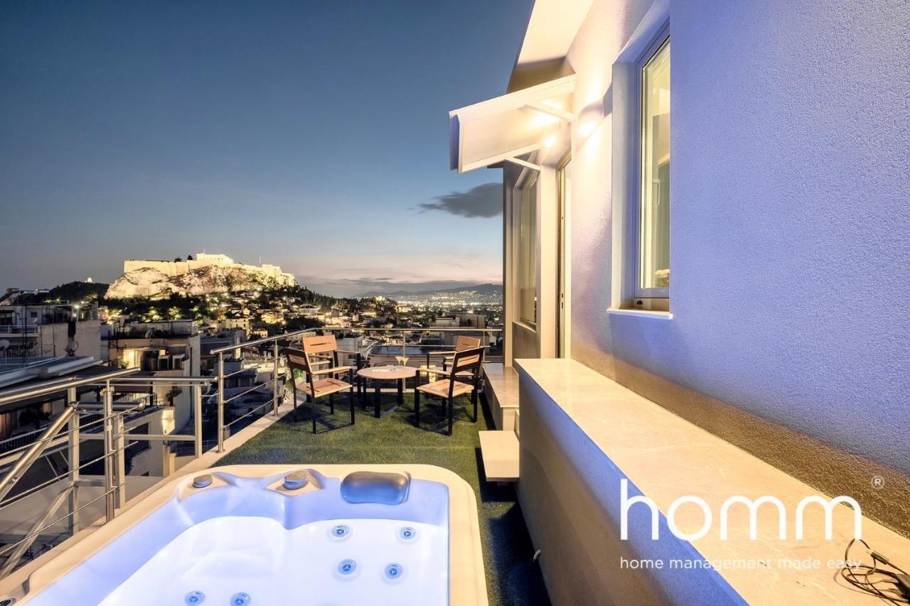 Ll Extraordinary Homm Suites Acropolis & Lycabettus Views With Jacuzzi Athens Exterior photo