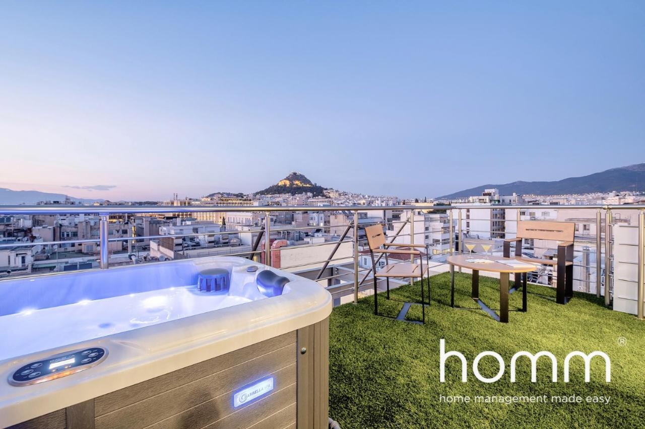 Ll Extraordinary Homm Suites Acropolis & Lycabettus Views With Jacuzzi Athens Exterior photo